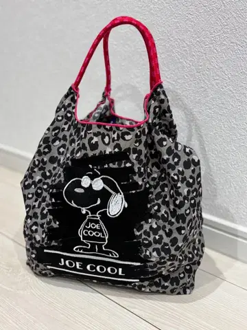 볼&체인x피넛 새상품급 스누피 JOE COOL 레오파드 무늬