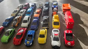 미니카 세트 복수 색상 차종 다수