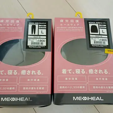 [ 미사용 새상품 ] MEDIHEAL 룸웨어 L 상하의 블랙