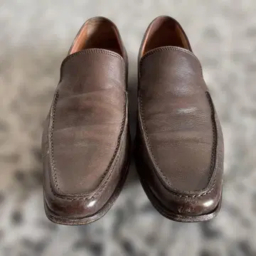 BOEMOS 이탈리아제 브라운 가죽 신발 41 26cm 정도