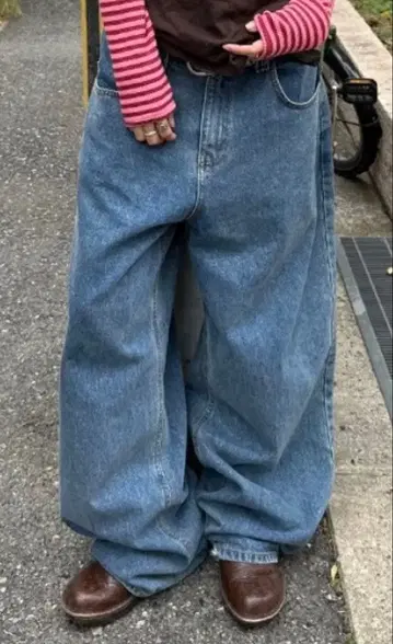 루즈핏 데님 팬츠