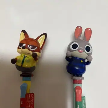 주토피아 닉 주디 볼펜 디즈니 스토어