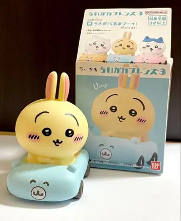 치이카와 프렌즈 3 토끼 자동차 피규어
