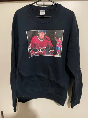 아이스하키 맨투맨 USA제 M 사이즈