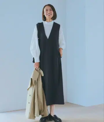 앙피로 뷰티 무브 2웨이 점프수트 블랙