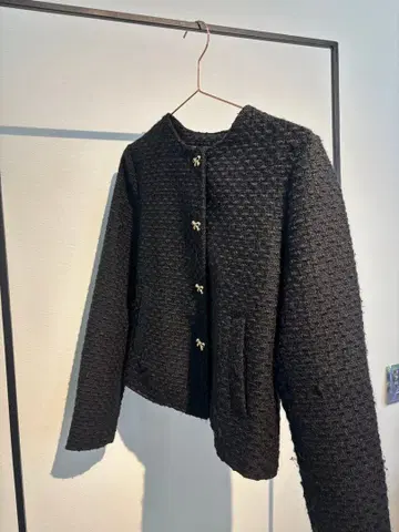 ZARA 블랙 노카라 자켓