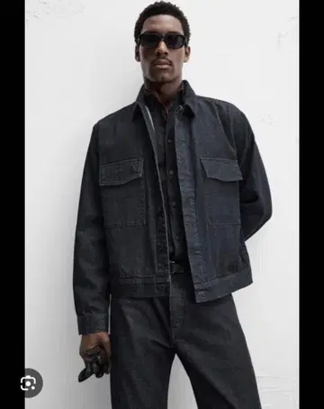 셀비지 데님 셔츠 자켓 ZARA