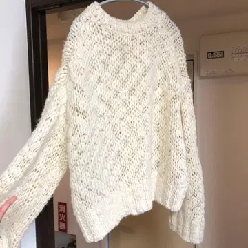 슬라브 니트 풀오버 LS 593586