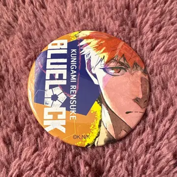 국신 렌스케 직경 75mm 캔뱃지 제비뽑기당 블루 록 C-4상