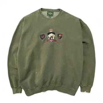 구제 의류 USA제 90S 빈티지 맨투맨 스키 자수