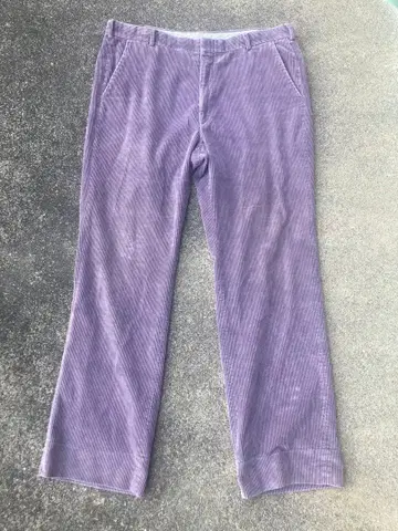 코듀로이 팬츠 퍼플 60s 70s usa제