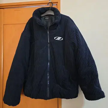 네이비 폴리에스테르 100% 점퍼 R 로고