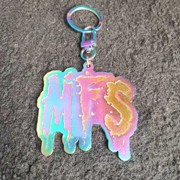 MFS 로고 레인보우 컬러 아크릴 키링