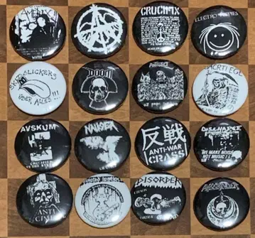 캔 배지 32개 세트 amebix discharge