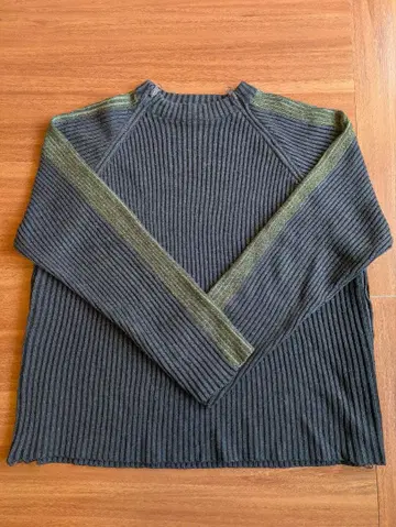 90s 더블 컬러 니트