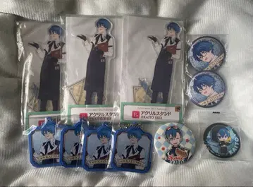 피아프로 KAITO 복권 아크릴 스탠드 아크릴 스탠드 캔뱃지 러버 세트