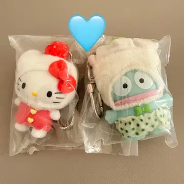 산리오 시크릿 치비또모 키링 키티 한교 2개 세트