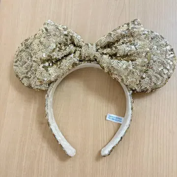 디즈니 머리띠 스팽글 금