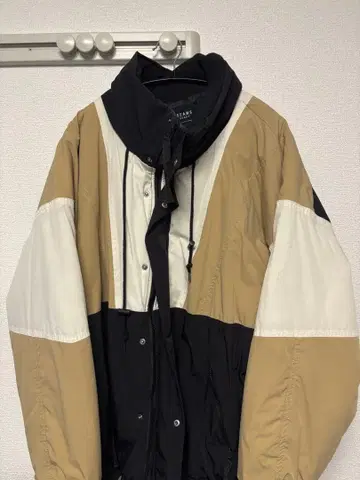 BEAMS HEART 멀티 컬러 다운 자켓 L