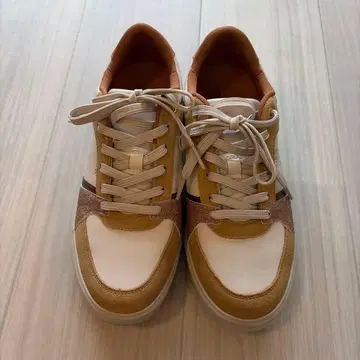 HIMIKO 스니커즈 화이트/베이지 24cm