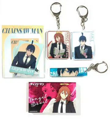 천사의 악마 체인소 맨 아크릴 키링 서점 한정판 키노쿠니야 미라이야 서점
