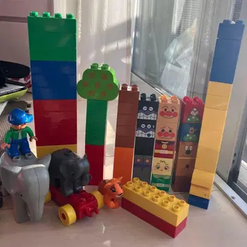 호빵맨 블록 완구 세트