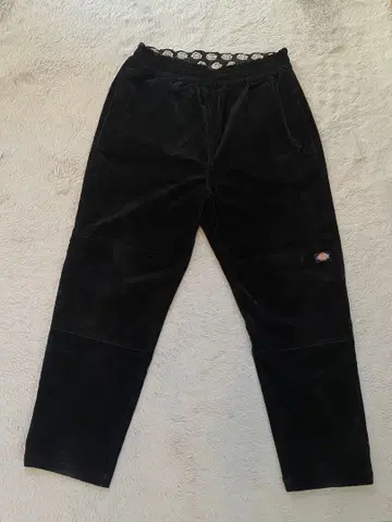 Dickies 블랙 코듀로이 워크 팬츠