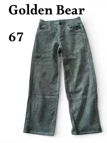 Golden Bear 코듀로이 팬츠 67 사이즈 그린