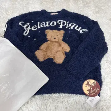 gelato pique 곰 자수 룸웨어