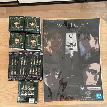 진격의 거인 피규어 세트 포스터 포함