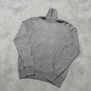 크루치아니 캐시미어 혼방 캐시미어 70% 터틀넥 니트 50 그레이