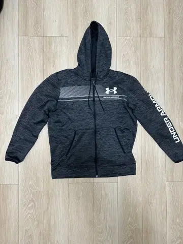 Under Armour 후드 부착 후드티 XL 다크 그레이