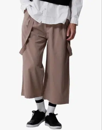 ZIP FIVE 와이드 가우초 팬츠 베이지 br9011