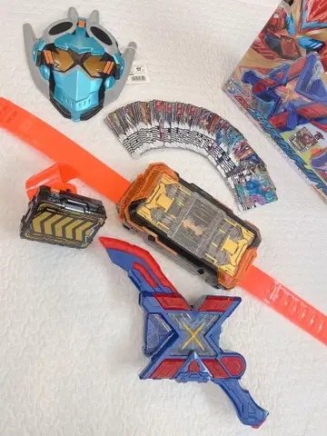 가면라이더 갓차드 변신 벨트 엑스가차리버 케미카 카드 포함