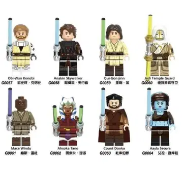레고 호환 스타 워즈 템플 가드 8체