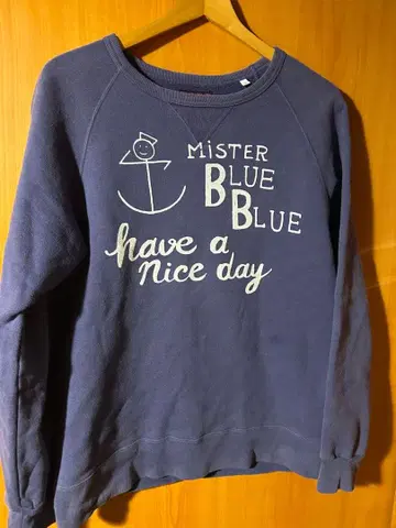 BLUE/BLUE MISTER BLUE BLUE 맨투맨 사이즈 2