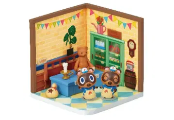 동물의 숲 해피룸 피규어 마메키치 & 밤돌이