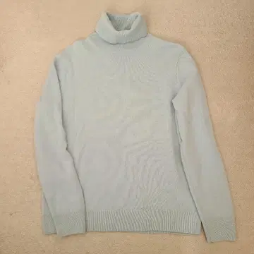 UNIQLO 캐시미어 터틀넥 스웨터 블루 XL