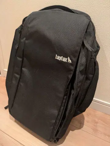 LayLax 블랙 럭색 백팩