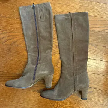 fxa FERRIRA 스웨이드 롱 부츠 브라운