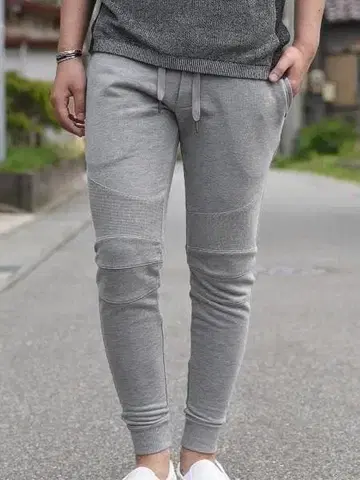 S/우노피우노우과레토레 릴랙스/스웨트 팬츠/그레이/바이커