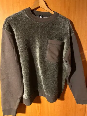 RED EAR 올리브 그린 플리스 자켓