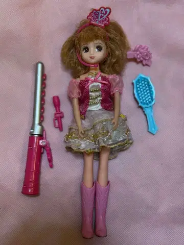 리카짱 핑크 드레스와 부속품