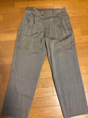 ISSEY MIYAKE MEN 브라운 슬랙스