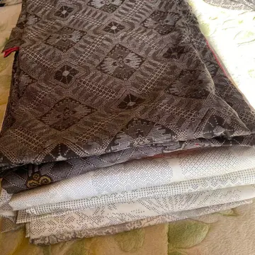 앤티크 오시마 명주 세트 류고 화이트 오시마