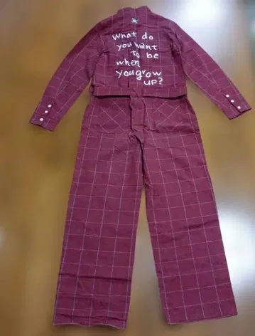 BETTY'S BLUE 체크 올인원 점프수트 9호