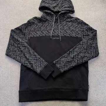 새상품급 정품 캘빈클라인 남성용 후드티 M 블랙