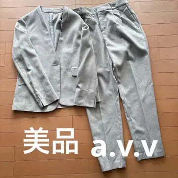 a.v.v 라이트 그레이 수트 셋업 상하의 M 사이즈