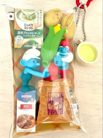 가챠 파우치 식품 아메리칸 캡슐 토이 미니 브랜드