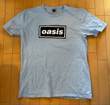oasis 로고 T셔츠 라이트 블루